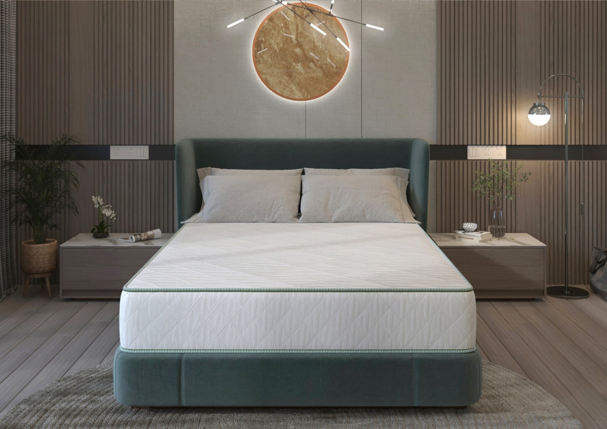 Saltea ortopedică cu arcuri SomnART Letto Plus 120x200, 24 cm, fermă