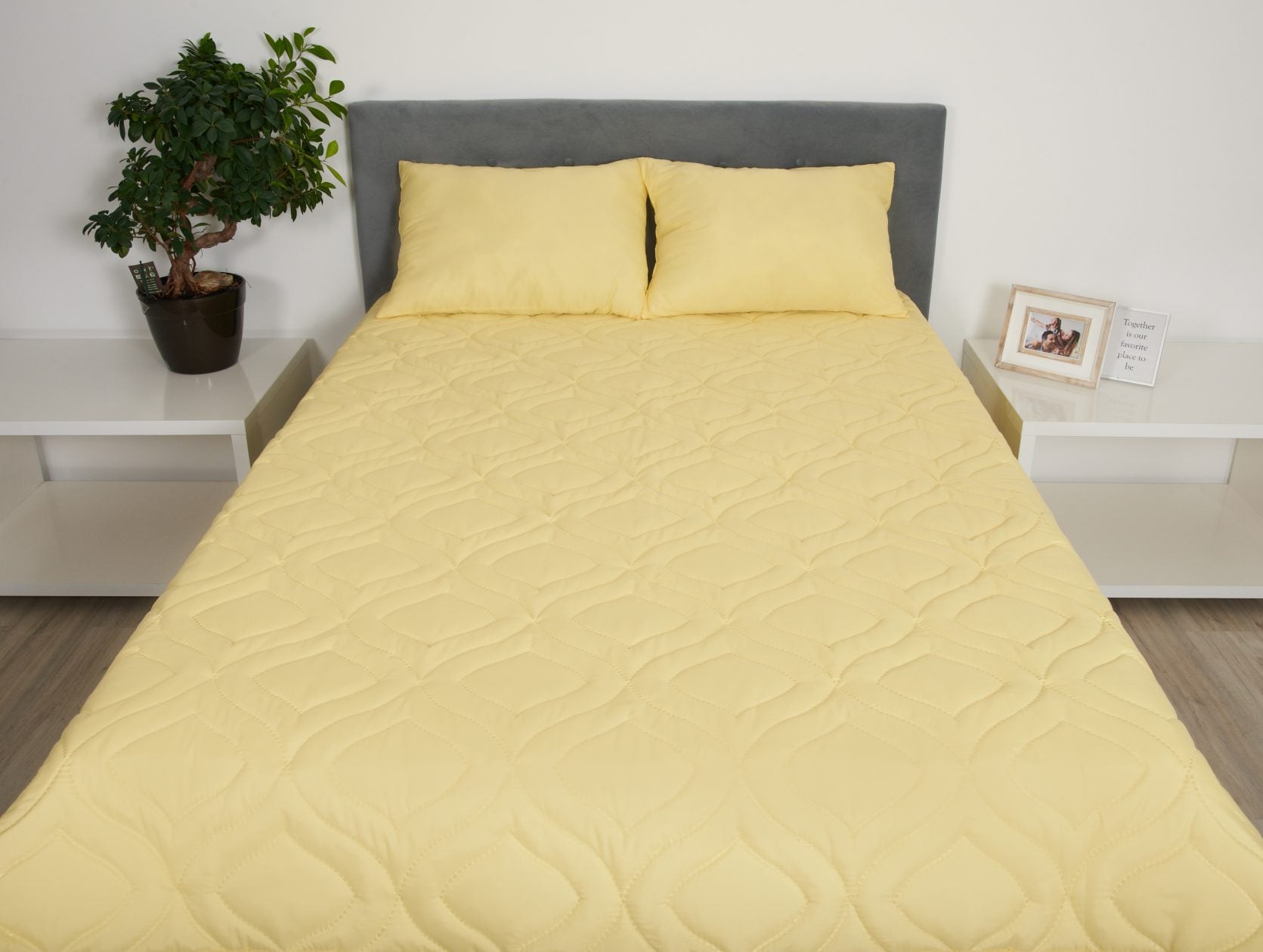 Perna Somnart Belina 50x70, microfibra lavabila, moale, galbena