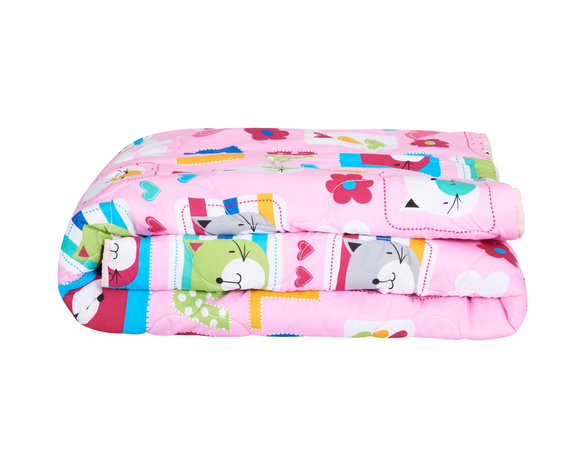 Pilota din bumbac Somnart Pisicute 200x220 cm, umplutura 300 gsm