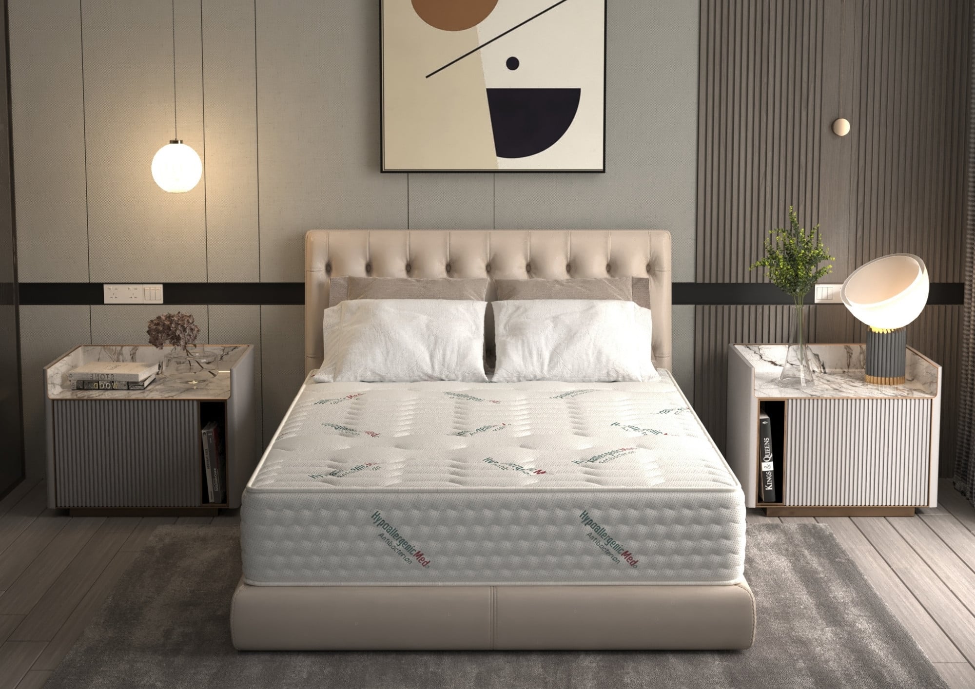 Saltea Pocket ortopedică 140x200, 25 cm, hipoalergenică, fermitate mediu-tare