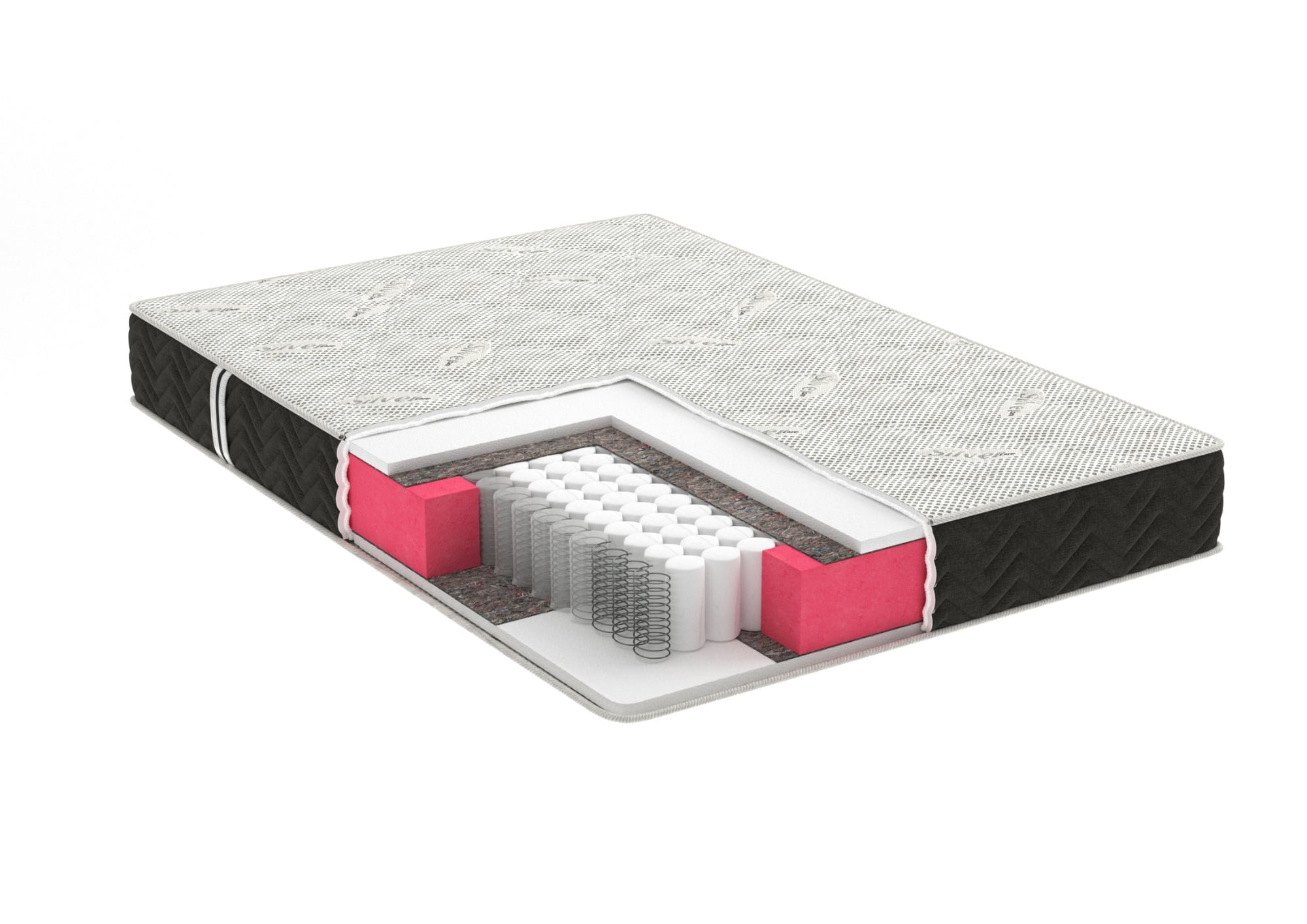 Saltea cu arcuri pocket Somnart 2Face Confort 90x200, 22 cm, fermitate medie