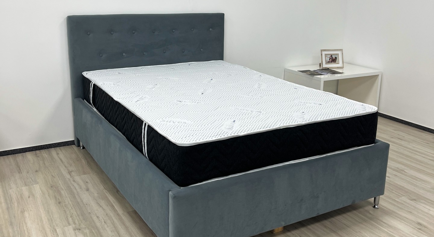 Saltea cu arcuri pocket Somnart 2Face Confort 90x200, 22 cm, fermitate medie