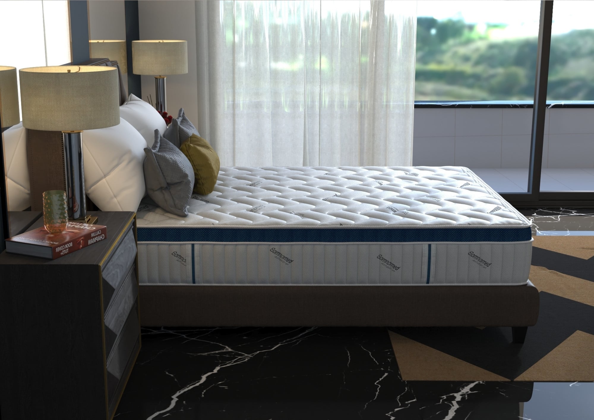 Saltea Somnomed Complete Care 4Family 140x200, memory foam, 26 cm