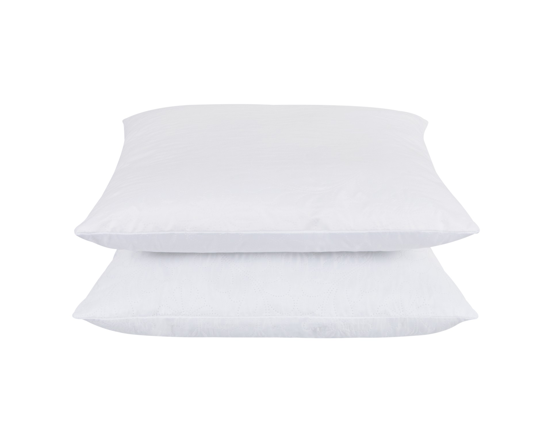 Set 2 perne 60x60 Somnart Belina din microfibra, lavabile, albe