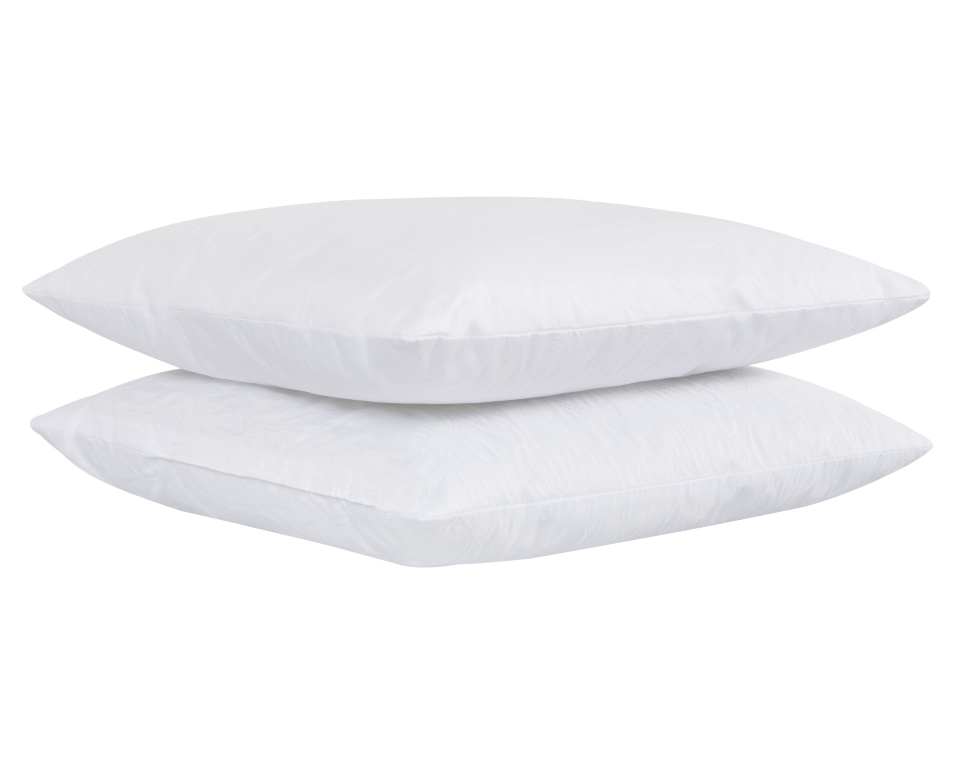 Set 2 perne 60x60 Somnart Belina din microfibra, lavabile, albe