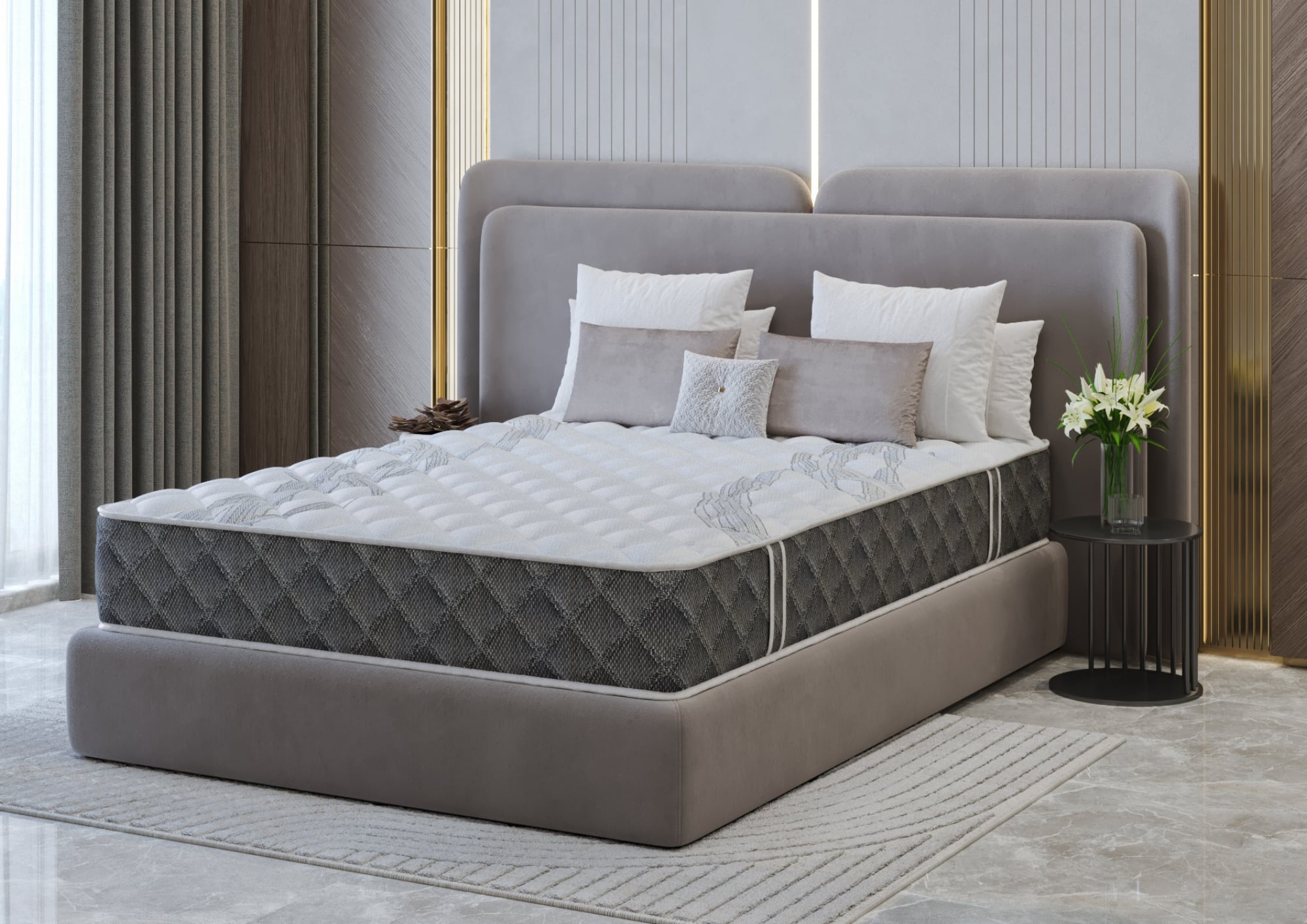 Saltea Somnart Memory Dream 160x200 cm, 24 cm, fermitate medie