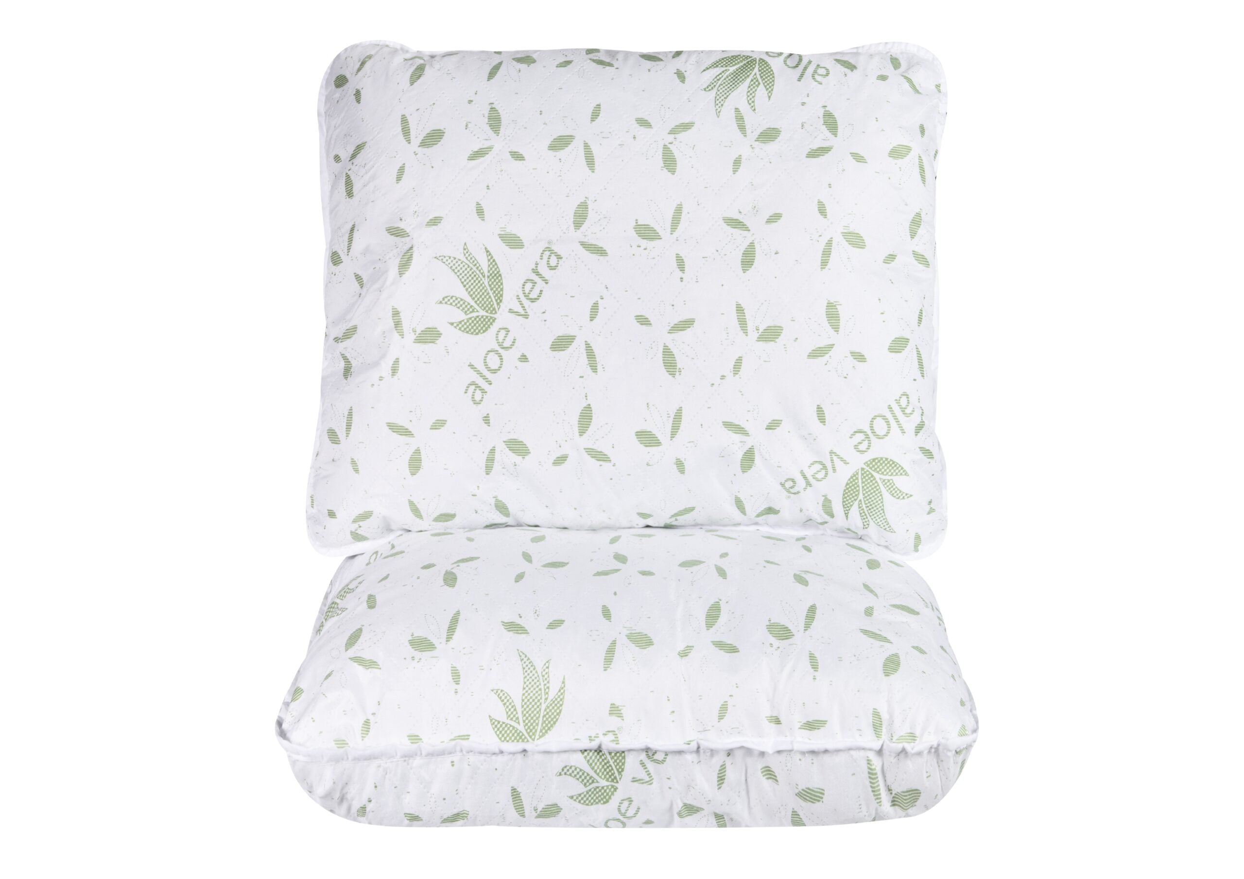 Set 2 perne matlasate Somnart Aloe Vera 60x60 cm, microfibra