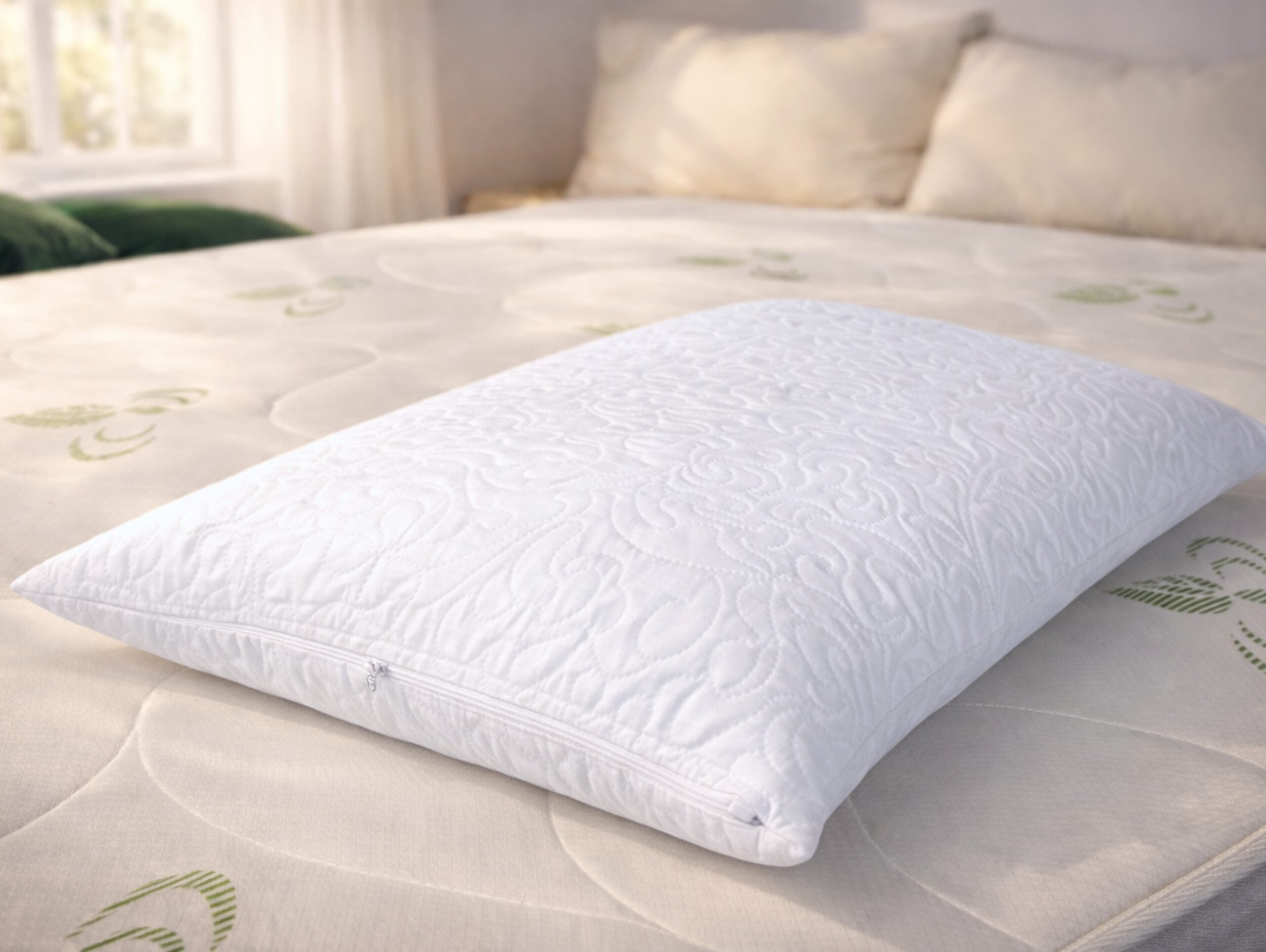 Perna ajustabila 50x70 Somnia, lavabila, microfibra alba