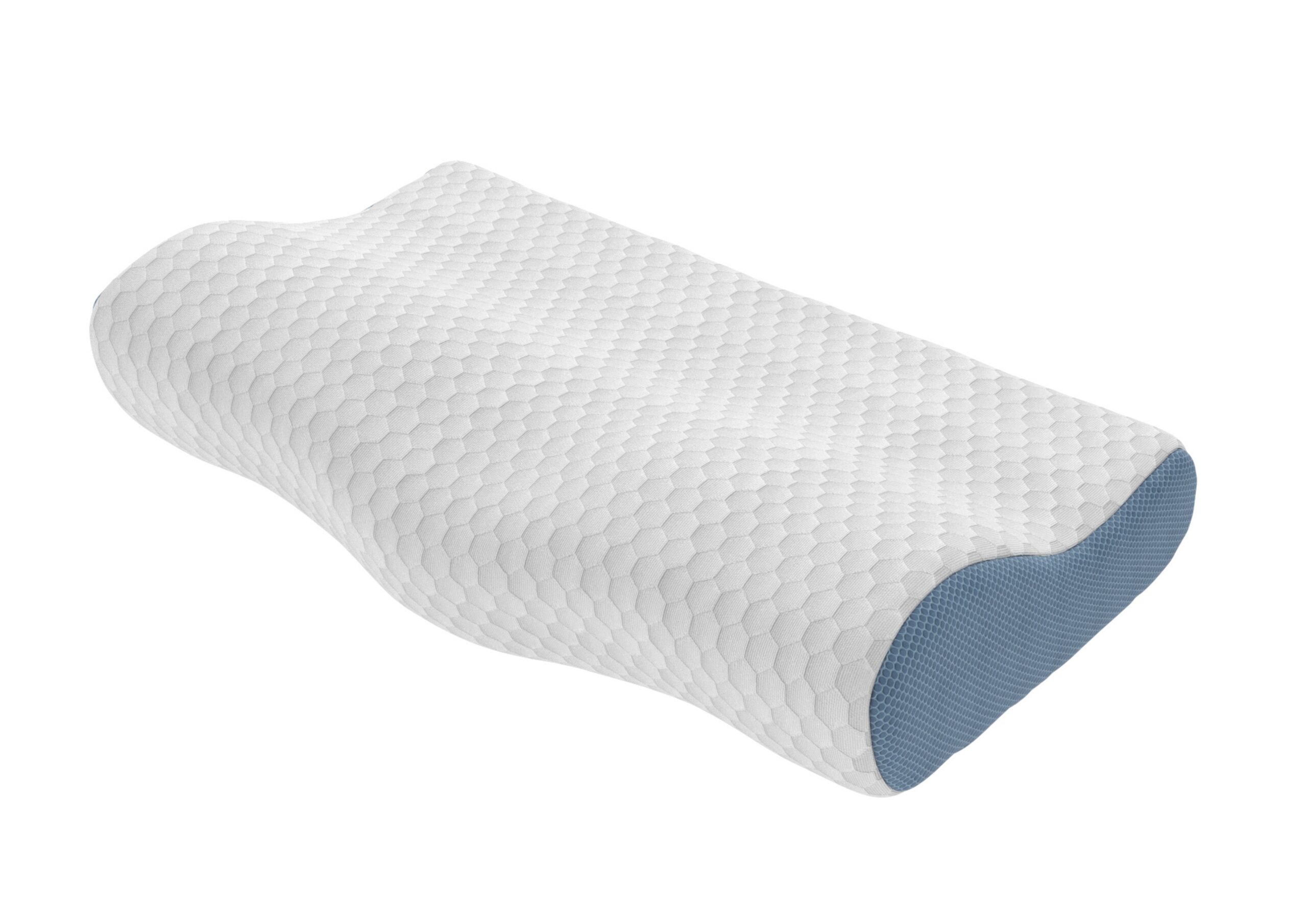 Perna ergonomica memory foam Somnia 3D Air Mesh, 30x50 cm