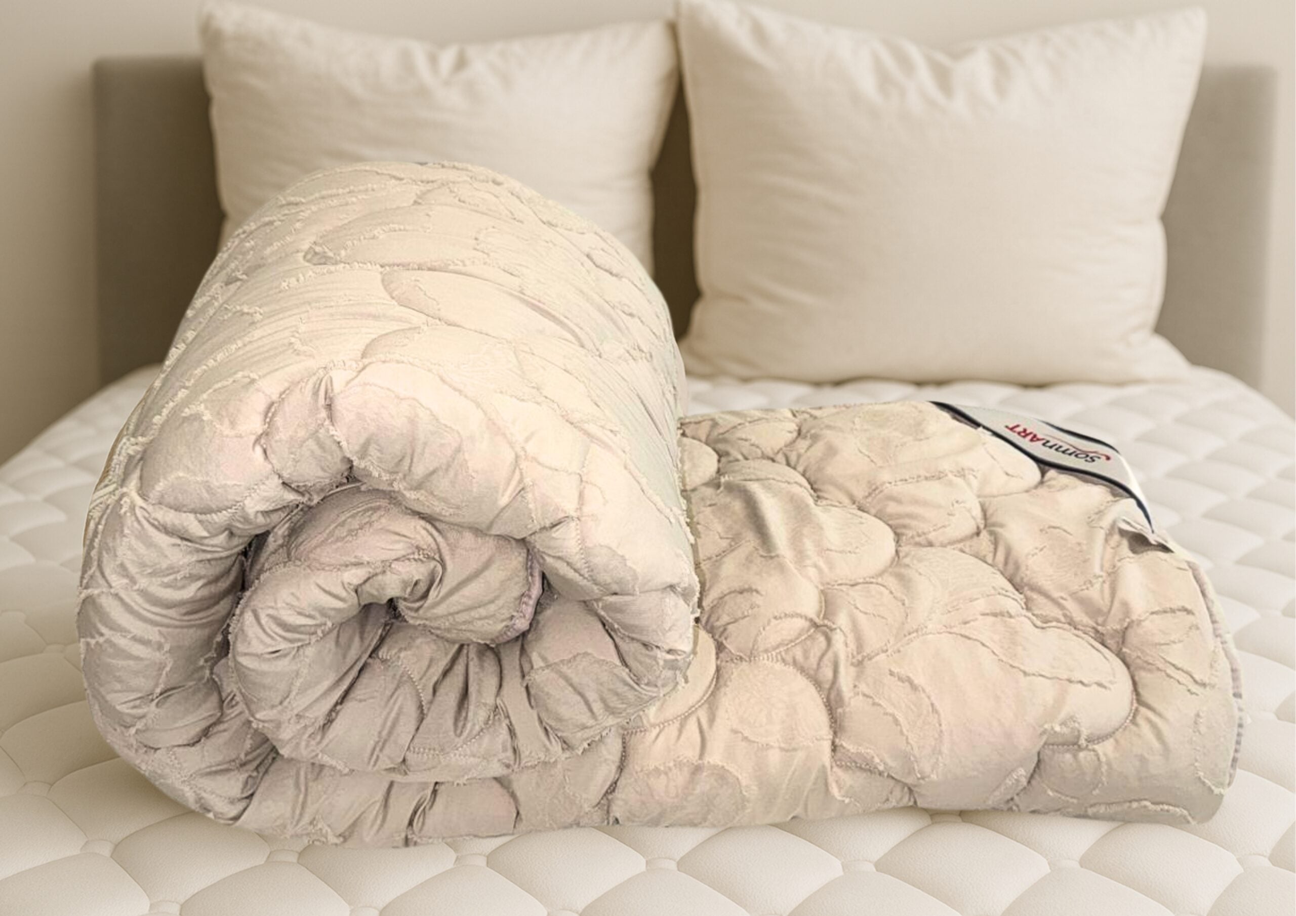 Pilota Duo Comfort Latte 180x200 Somnart, reversibila, 300 g/mp