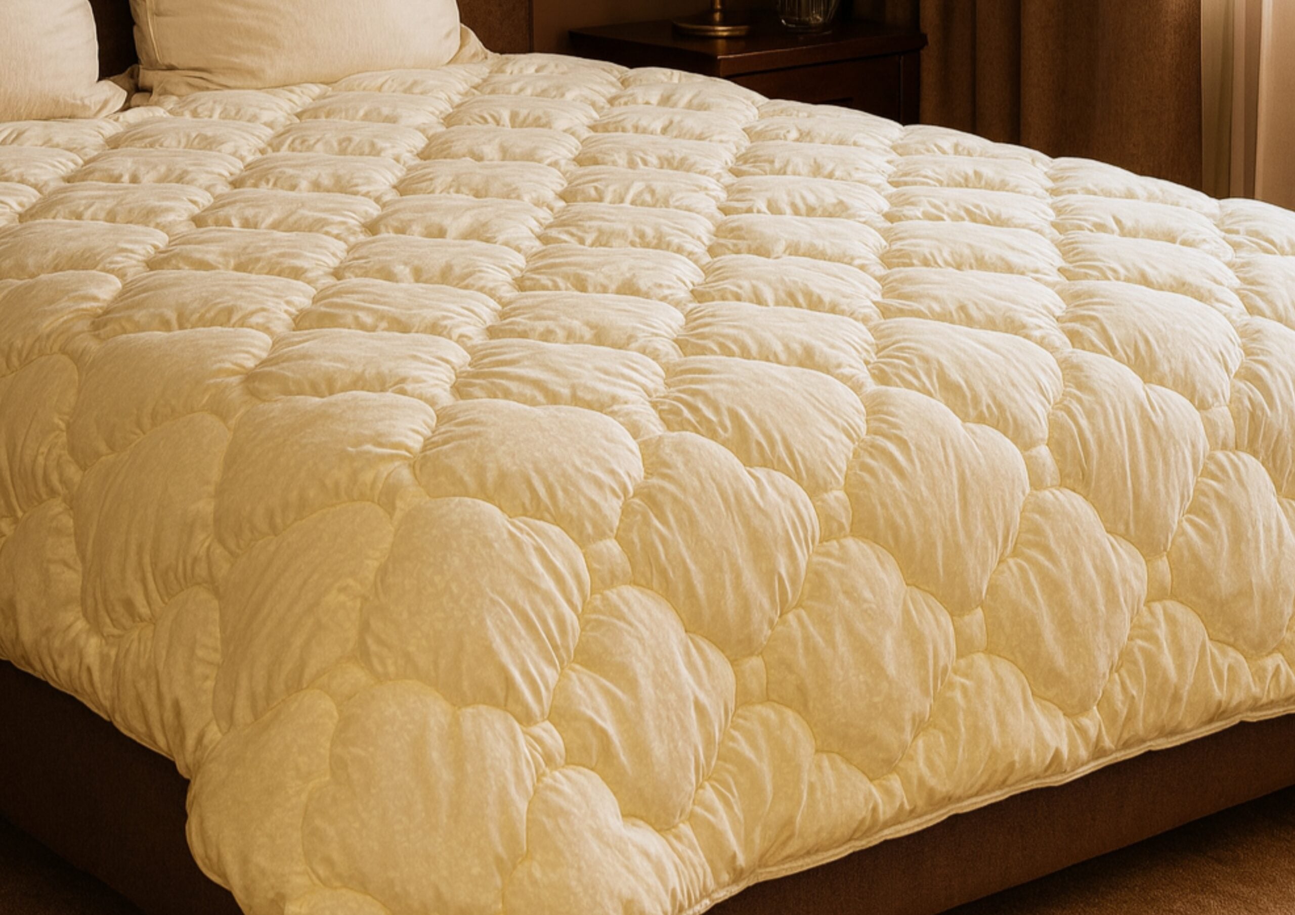 Pilota matlasata Somnart Selina Ivoire 180x200, 300 g/mp, primavara-toamna