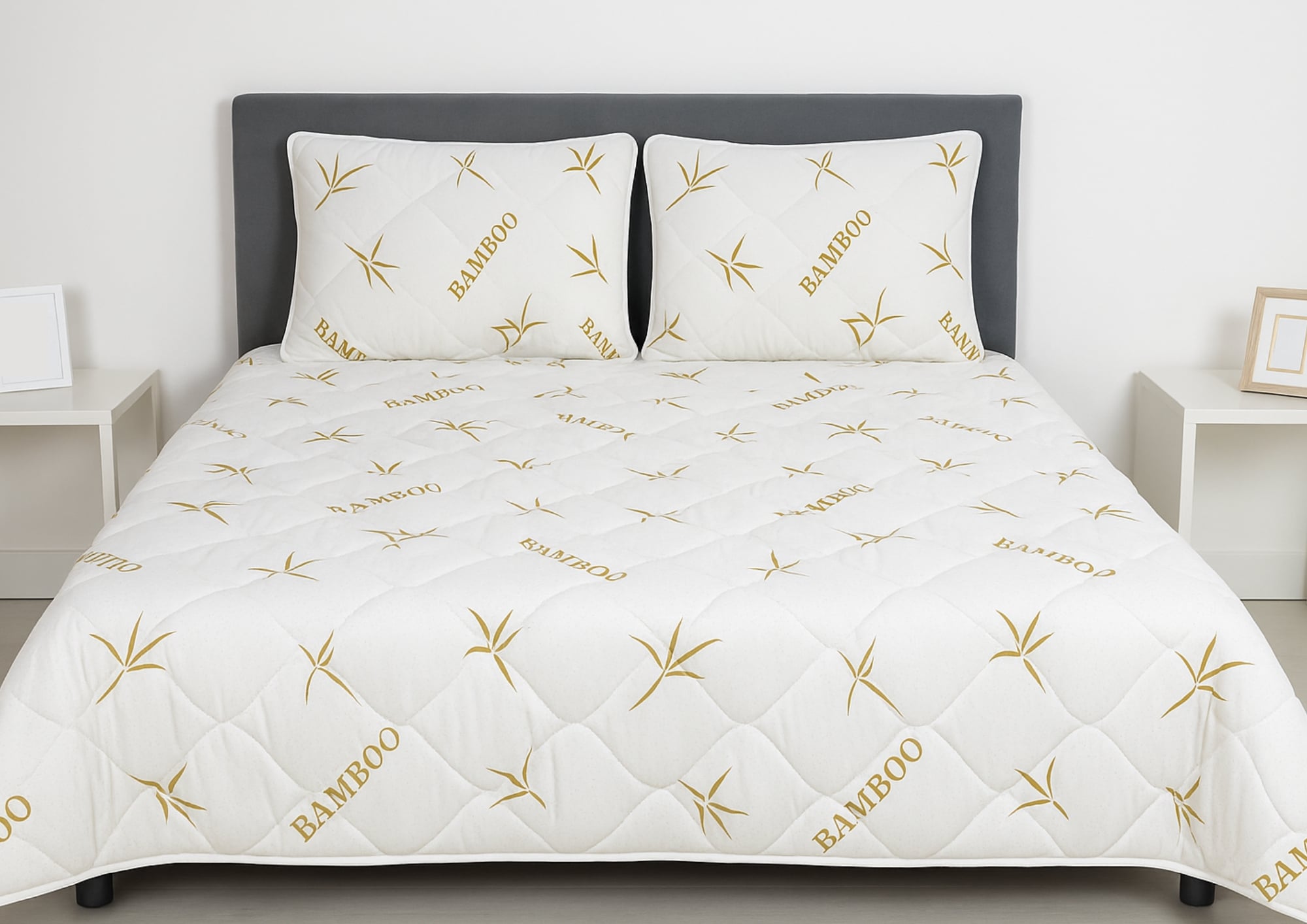 Pilota de iarna matlasata Bambus SomnArt 200x220 cm, groasa