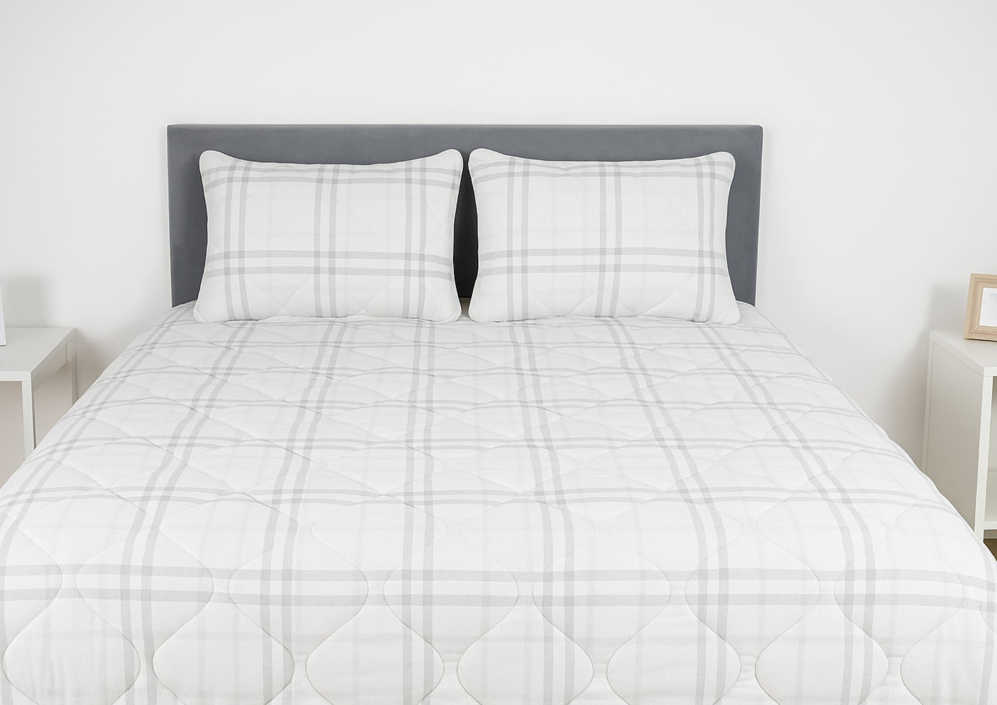 Pilota de vara matlasata Somnart Grid Confort, 140x200 cm, microfibra