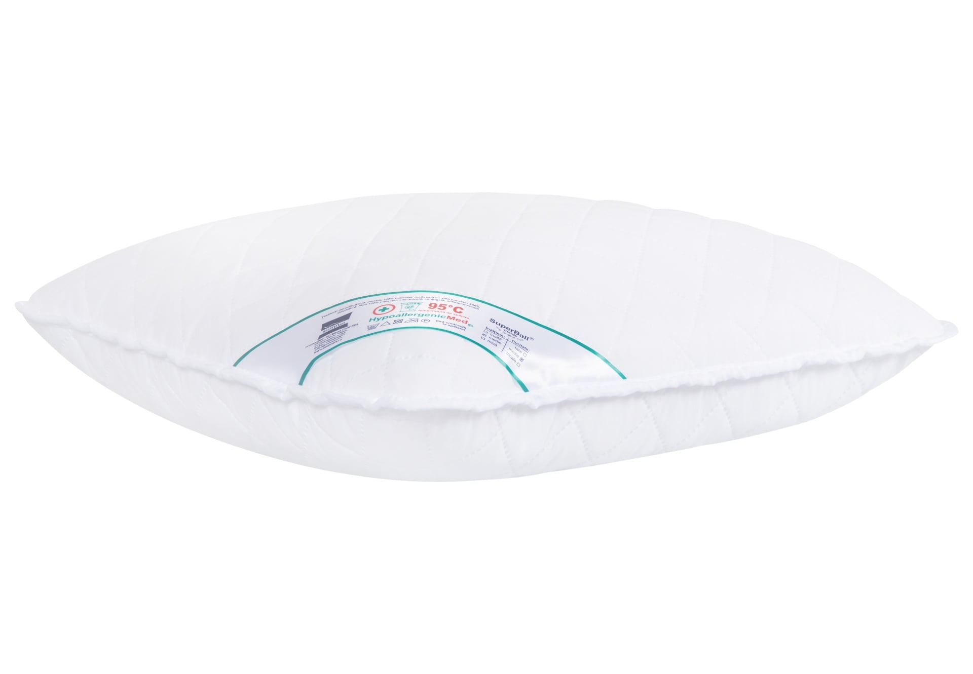 Set 2 perne hipoalergenice Somnart 60x60 cm, lavabile, fermitate medie