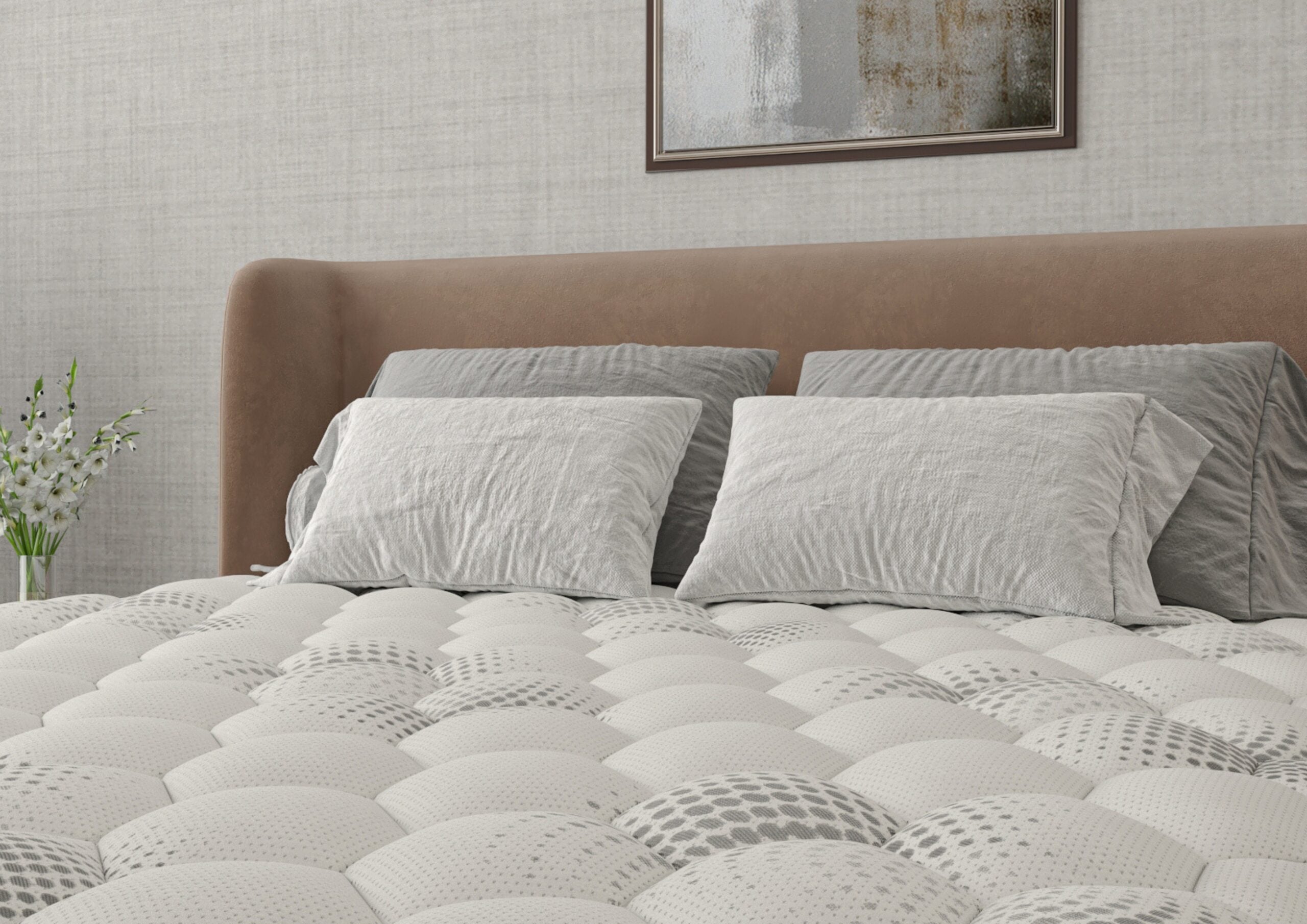 Saltea cu memorie Somnia DuoFlex 180x200 cm, 27 cm, topper detașabil