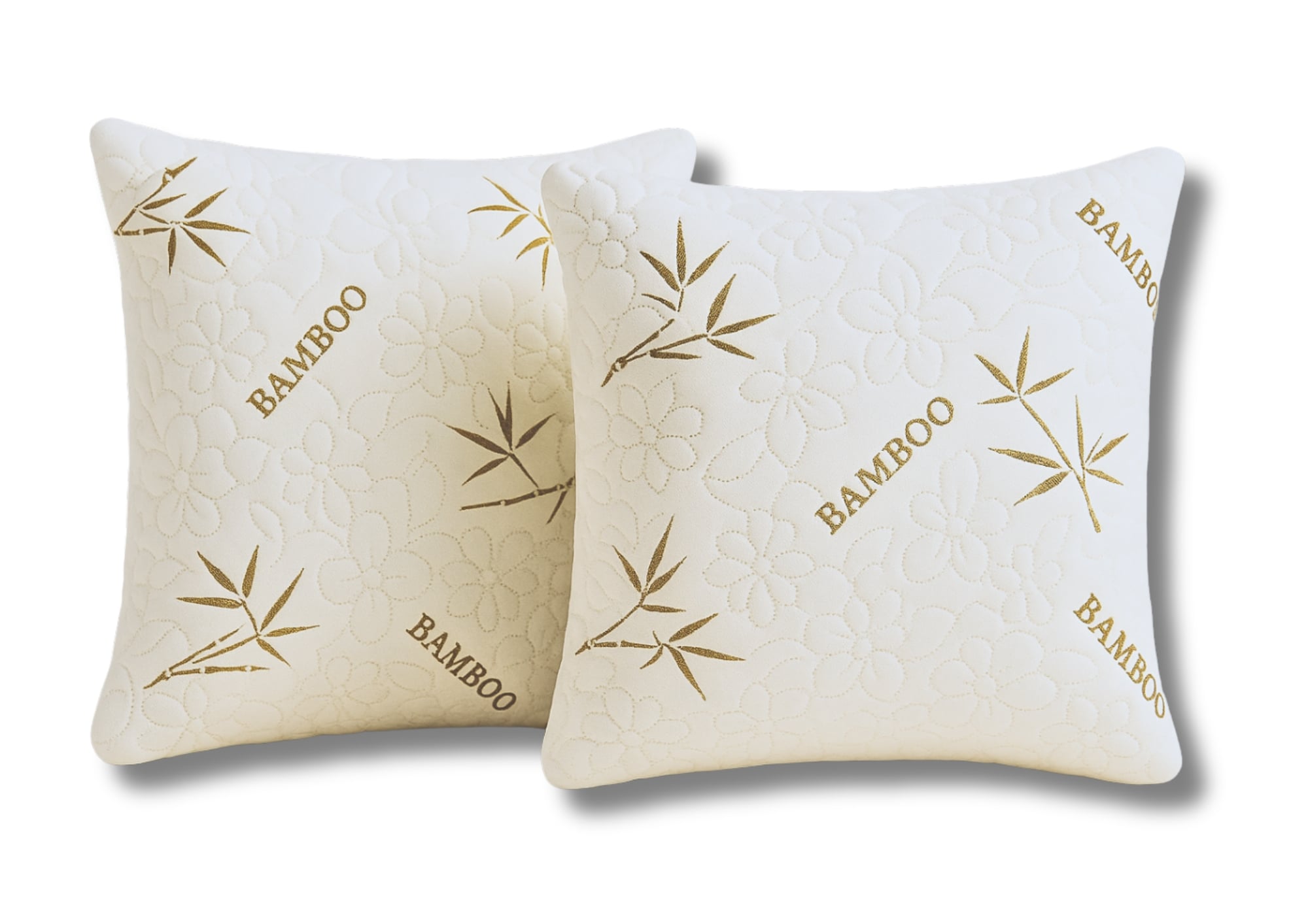 Set 2 perne 60x60 Somnart Bamboo, moi, lavabile, microfibra