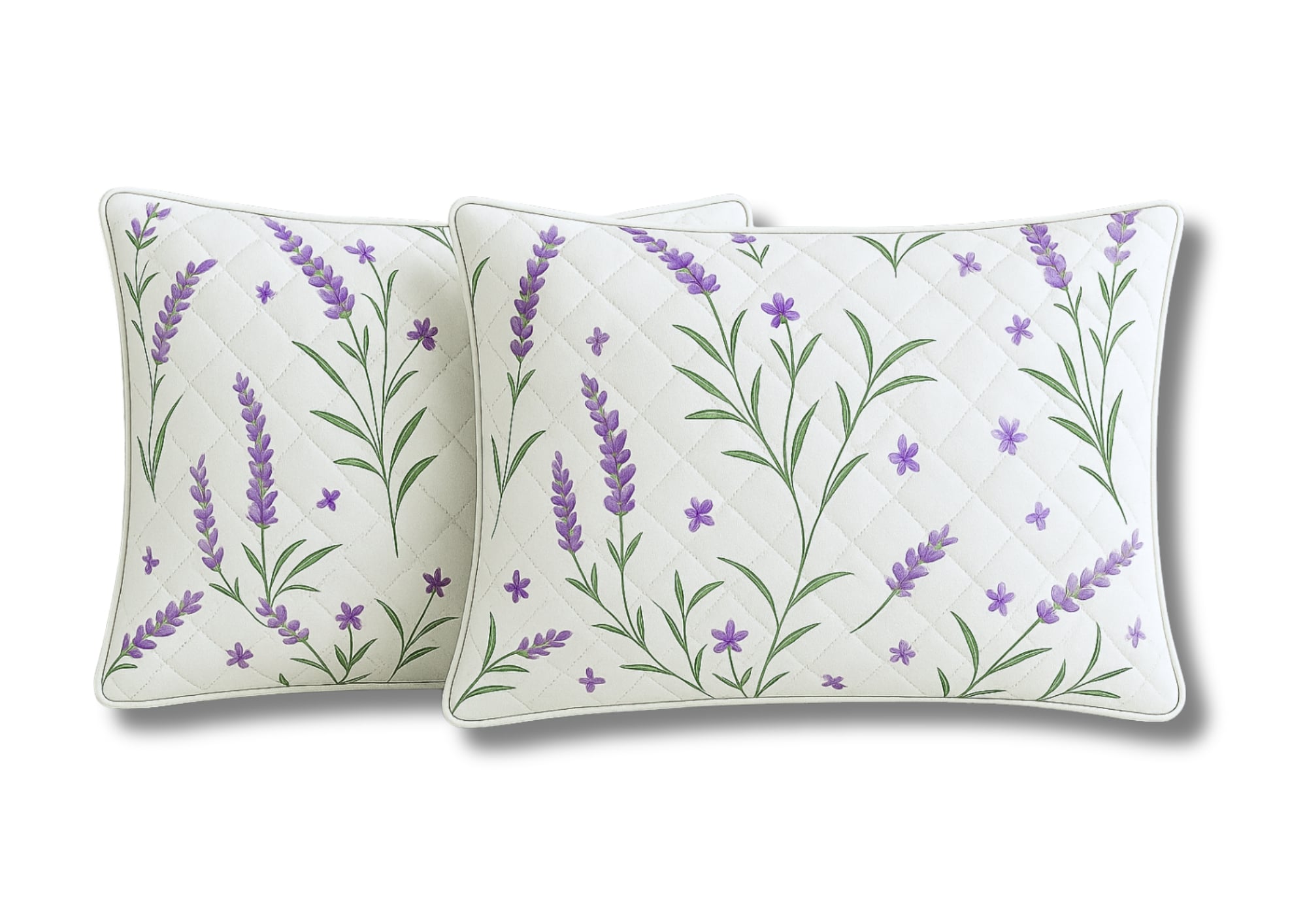 Set 2 perne Somnart Lavanda Confort matlasate 50x70 cm