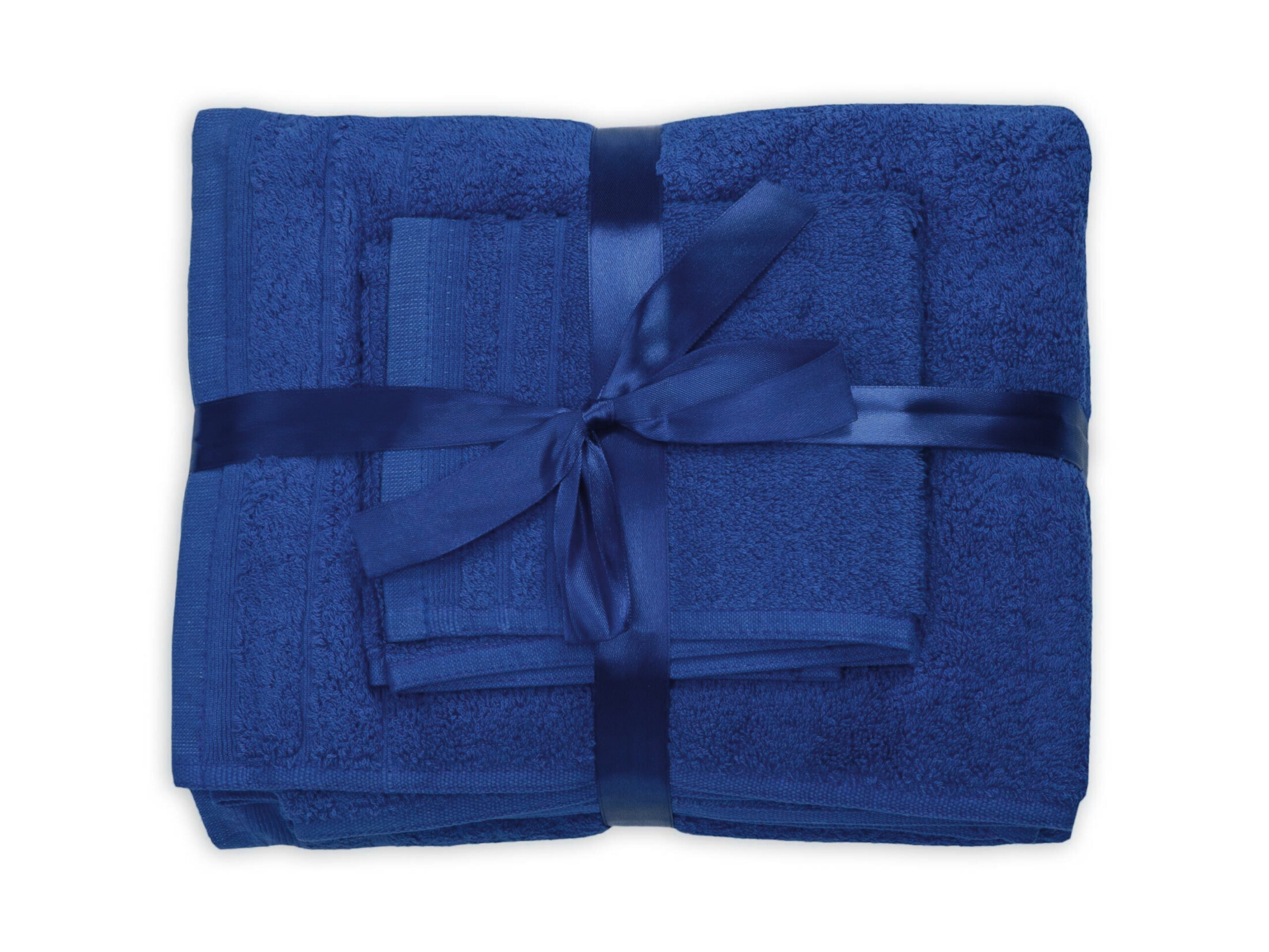 Set prosoape baie Somnart din bumbac 600 GSM, 3 piese, albastru