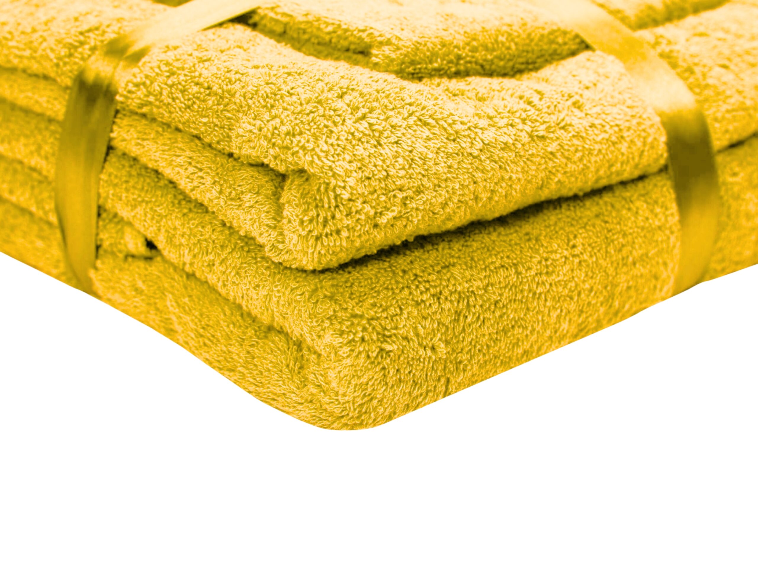 Set prosoape baie bumbac Somnart 600 GSM, 3 piese, galben