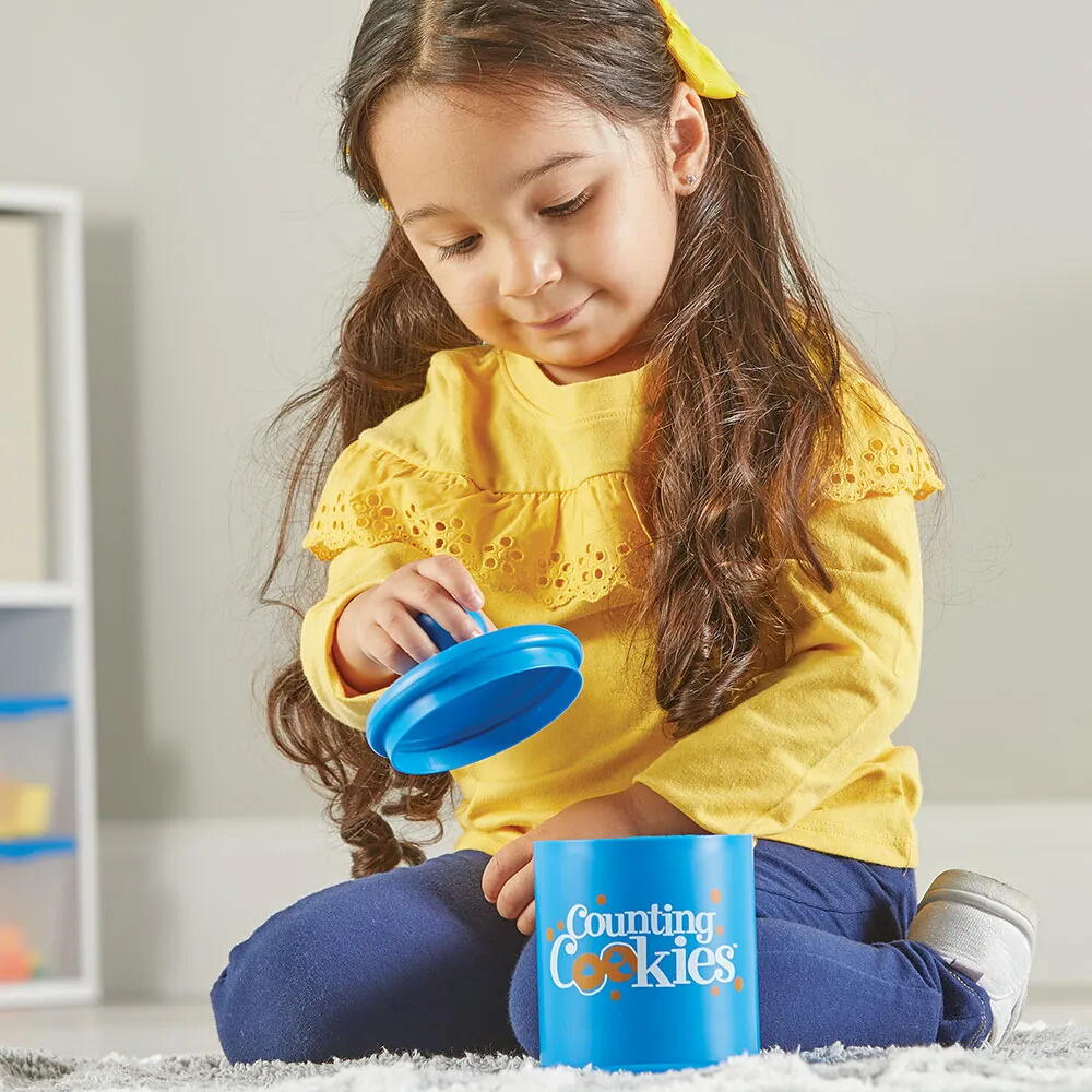 Joc matematic Smart Snacks cu fursecuri tactile pentru numarat