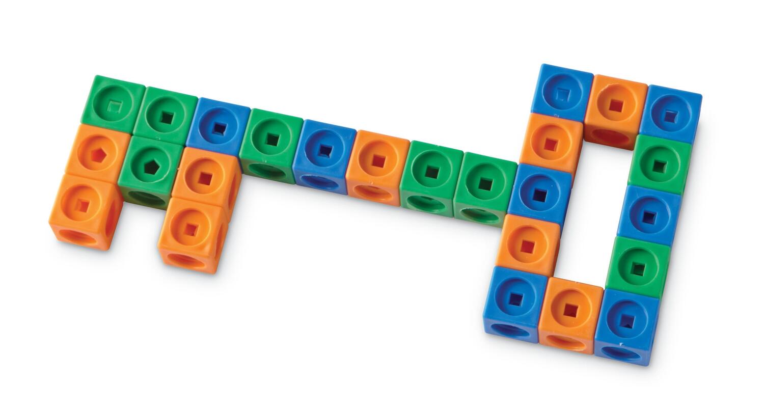 Set MathLink pentru constructii 3D STEM, 100 cuburi colorate