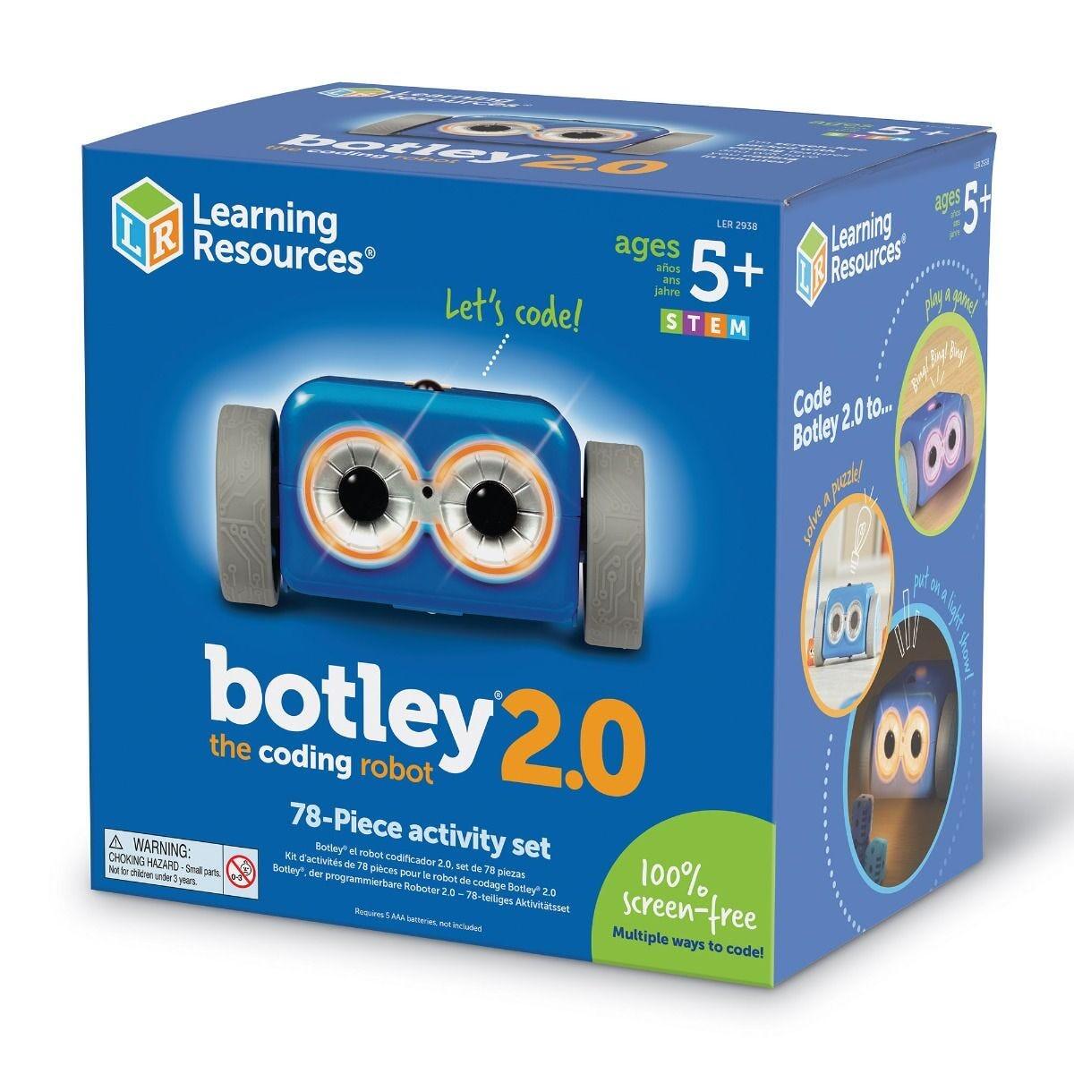 Robotel STEM Botley 2.0 pentru copii, set educativ de programare