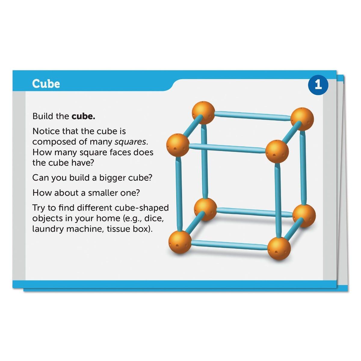 Set construcție forme 3D STEM pentru copii 5+ Learning Resources