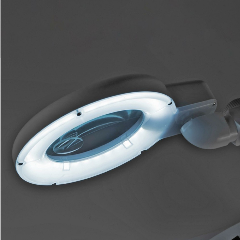 Lampa cu lupa de masa Somogyi Elektronic NKL 022, 12 dioptrii