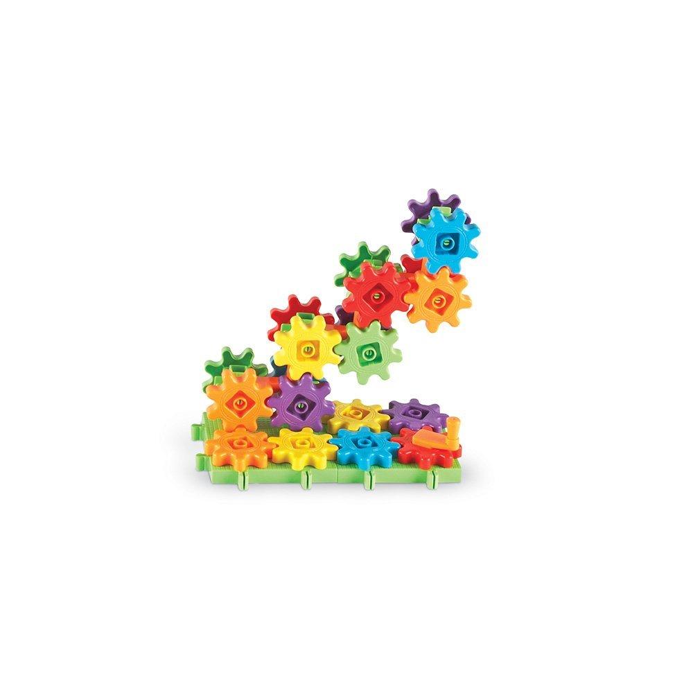 Set de construit STEM Gears! Gears! pentru copii 3+ ani, 60 piese