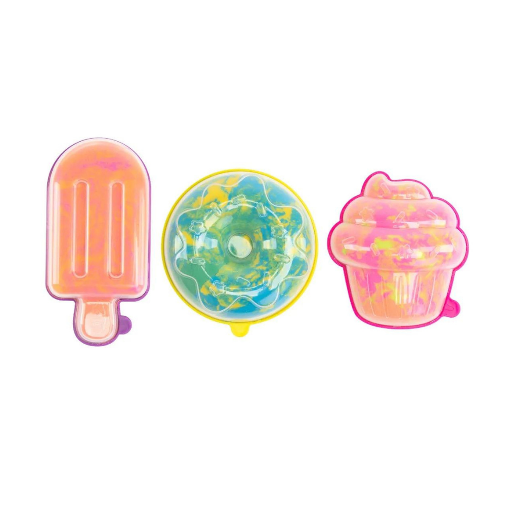 Set nisip modelabil senzorial Playfoam Dulciuri cu 3 forme reutilizabile