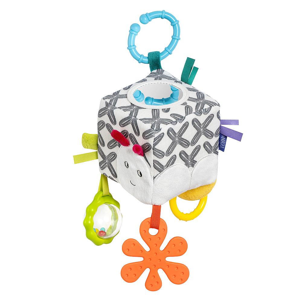 Cub senzorial din plus pentru bebelusi Fehn Omiduta vesela