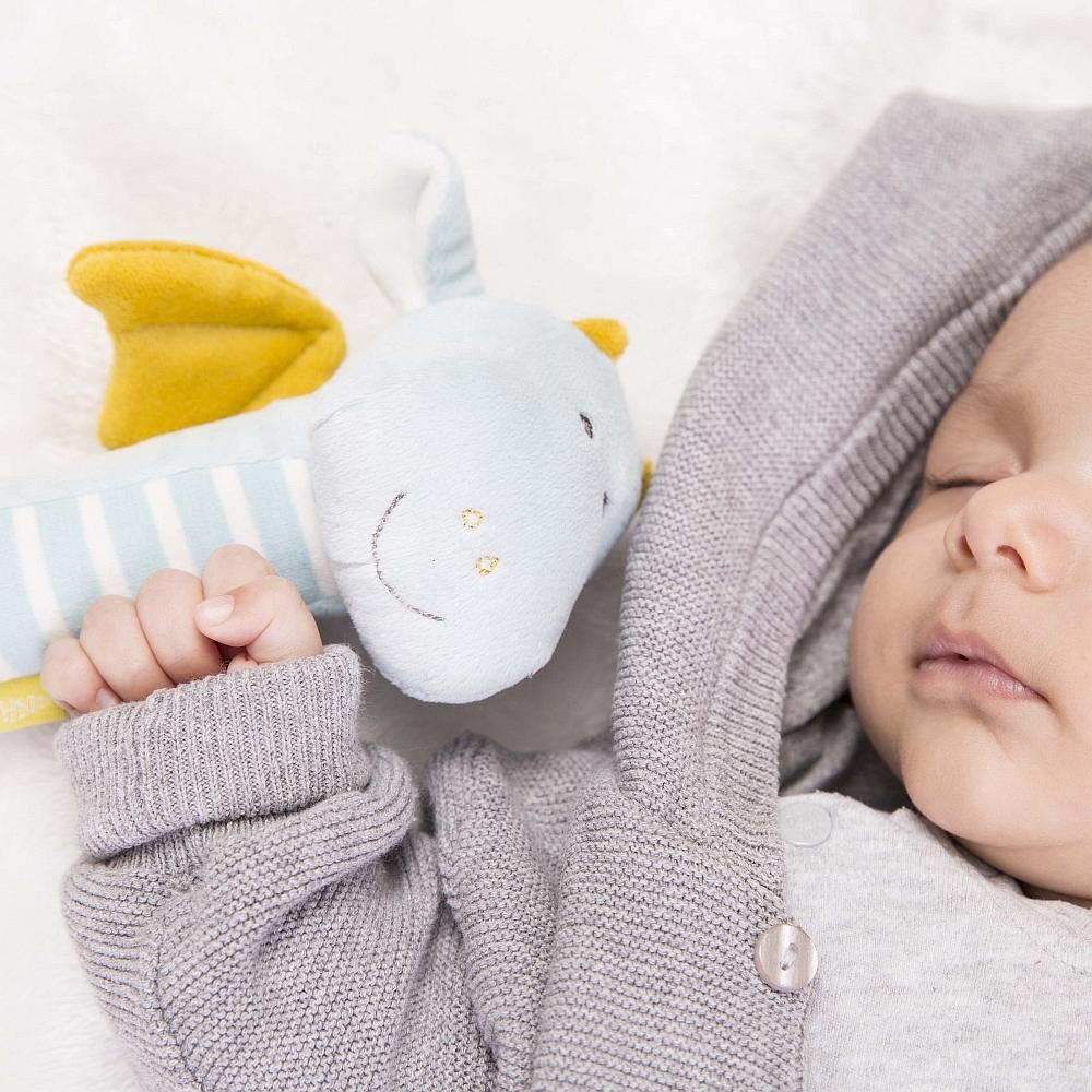 Jucărie de dexteritate pentru bebeluși Dragon Fehn, velur moale