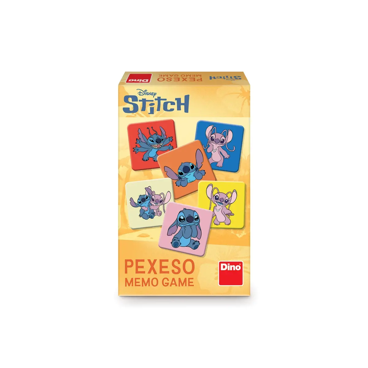 Joc de memorie Stitch cu 48 de carduri rezistente pentru copii 4+
