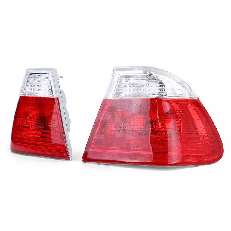 Lumini spate roșii și albe potrivite pentru BMW Seria 3 E46 sedan 98-01 Performance AutoTuning