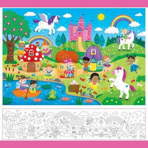 Puzzle de podea Galt Zane si Unicorni, 30 piese mari, 3 ani+