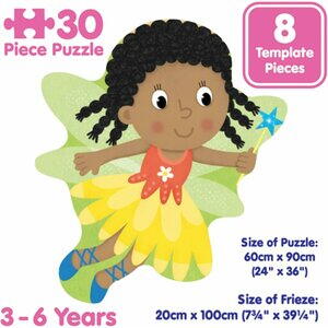 Puzzle de podea Galt Zane si Unicorni, 30 piese mari, 3 ani+