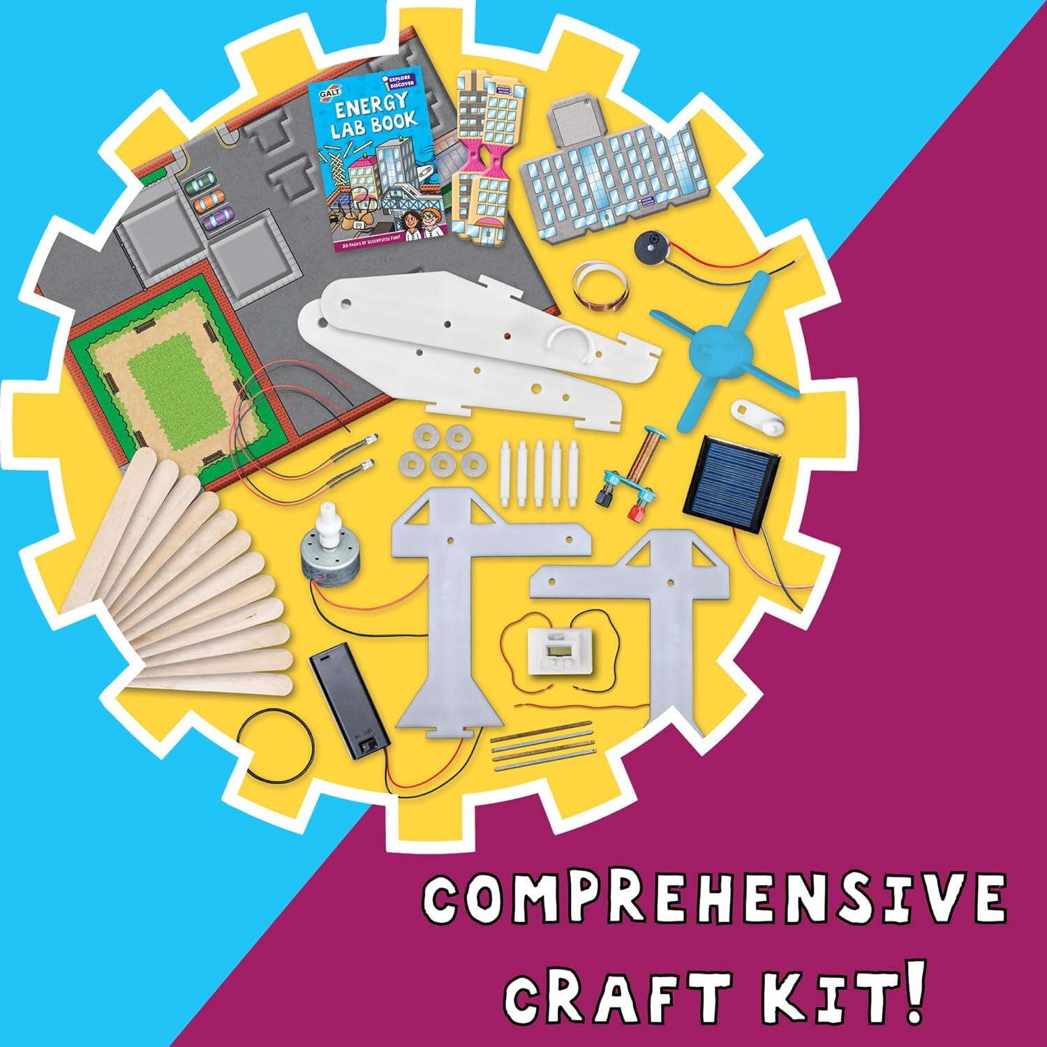 Set de experimente STEM Energy Lab pentru copii 8+