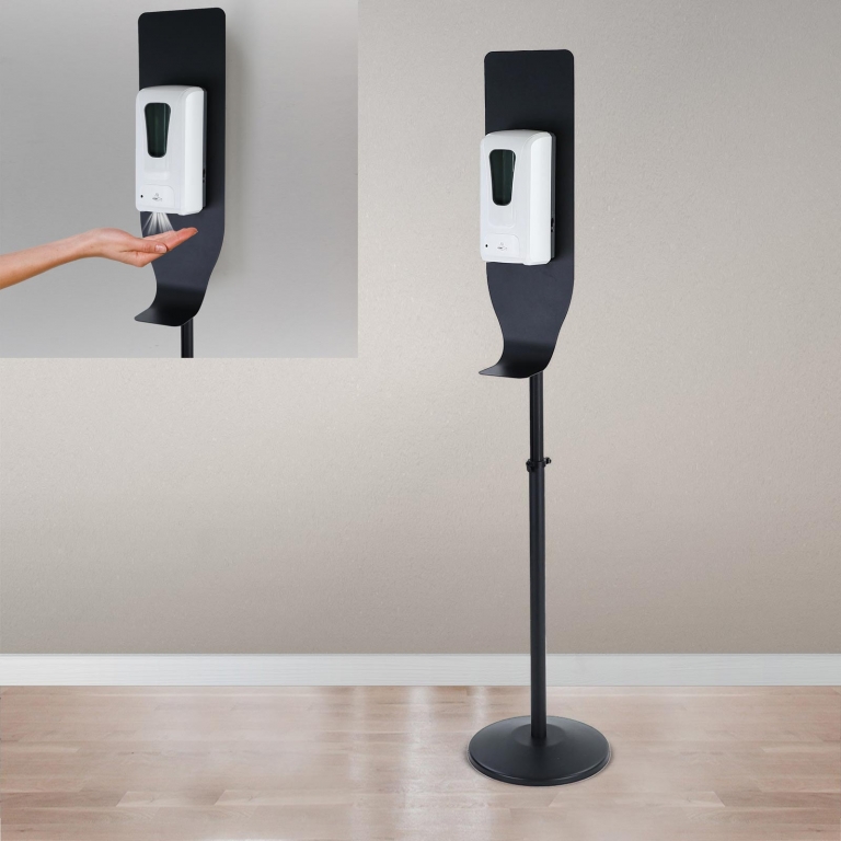 Dispenser automat de dezinfectant de 1000ml fără contact cu senzor automat inclus. Suport inclus. Performance AutoTuning