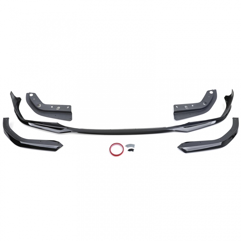 Lipsă spoiler frontal performanță negru lucios, potrivit pentru BMW Seria 3 G20 G21 2019-2022 Performance AutoTuning