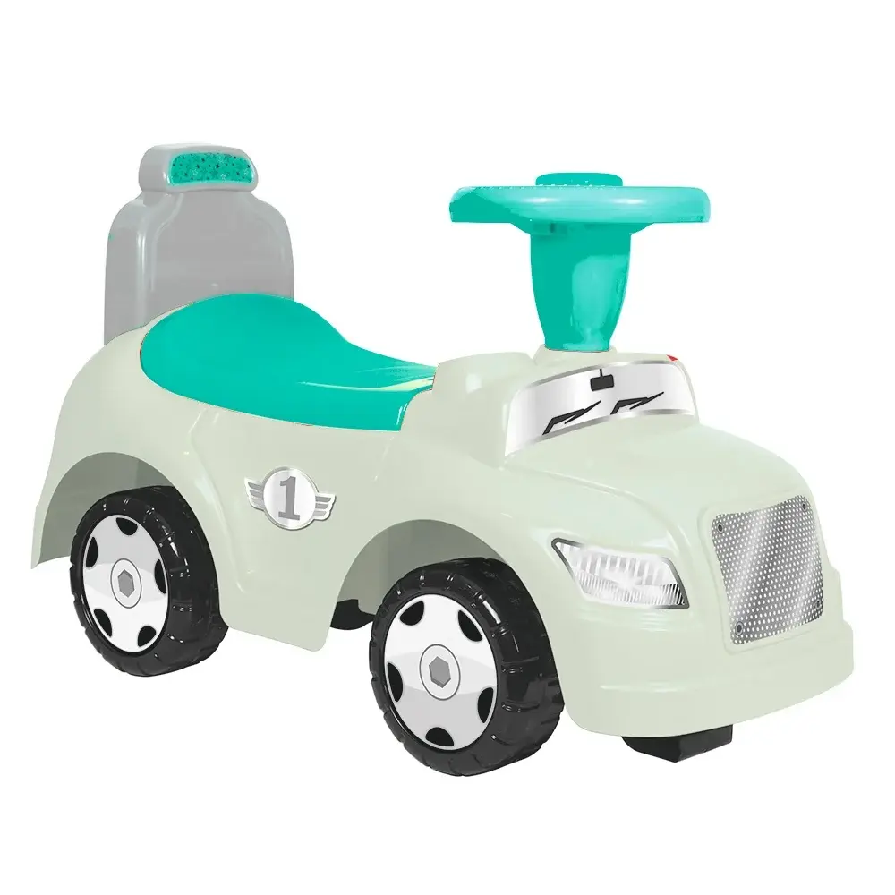 Masinuta 2 in 1 fara pedale Step Car Pastel cu sunete si spatar, Dolu