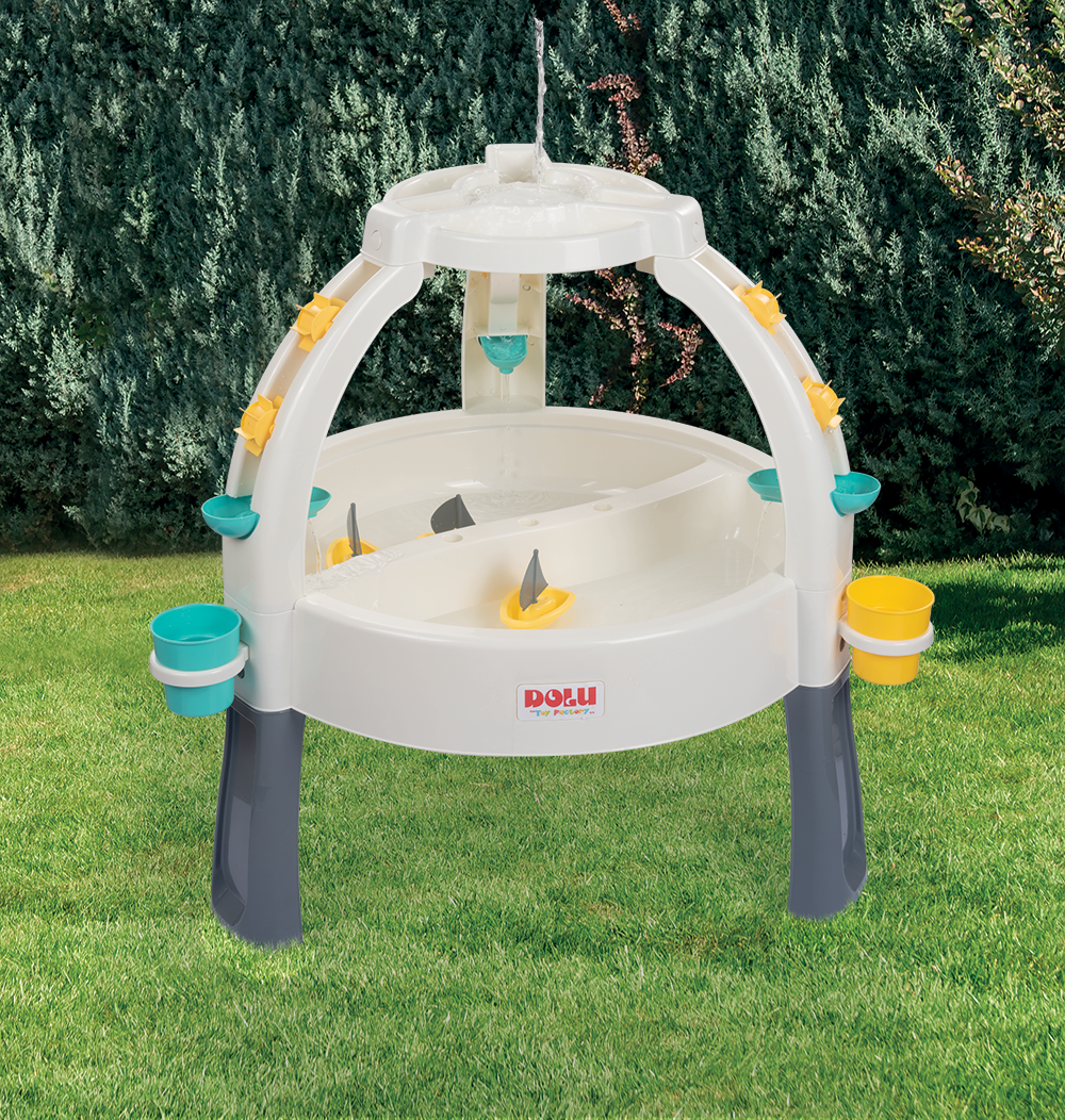 Măsuță de activități pentru apă și nisip pastel Dolu, 2 ani+