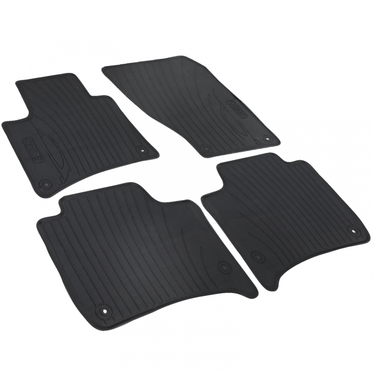 Set Premium de Covorașe din Cauciuc Negru pentru Porsche Cayenne 10-19 Performance AutoTuning