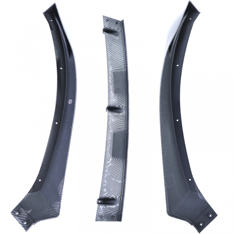 Spoiler frontal lip performanță aspect carbon potrivit pentru VW Golf 6 5K1 2008-2012 Performance AutoTuning