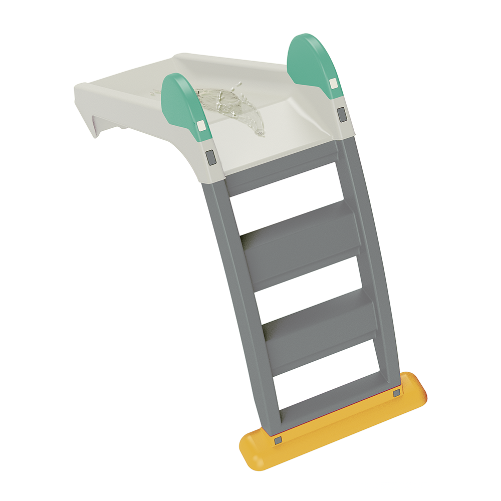 Tobogan pliabil pentru copii DOLU, model pastel, 30 kg, 2 ani+