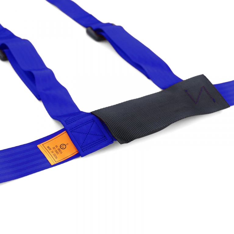 Centura de siguranță Tenzo-R Sport Harness Belt 3 puncte albastră cu marcaj E Performance AutoTuning