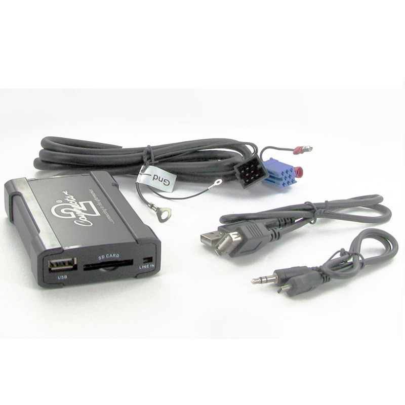 Interfata audio USB, SD si AUX Connects2 pentru Seat cu Mini ISO