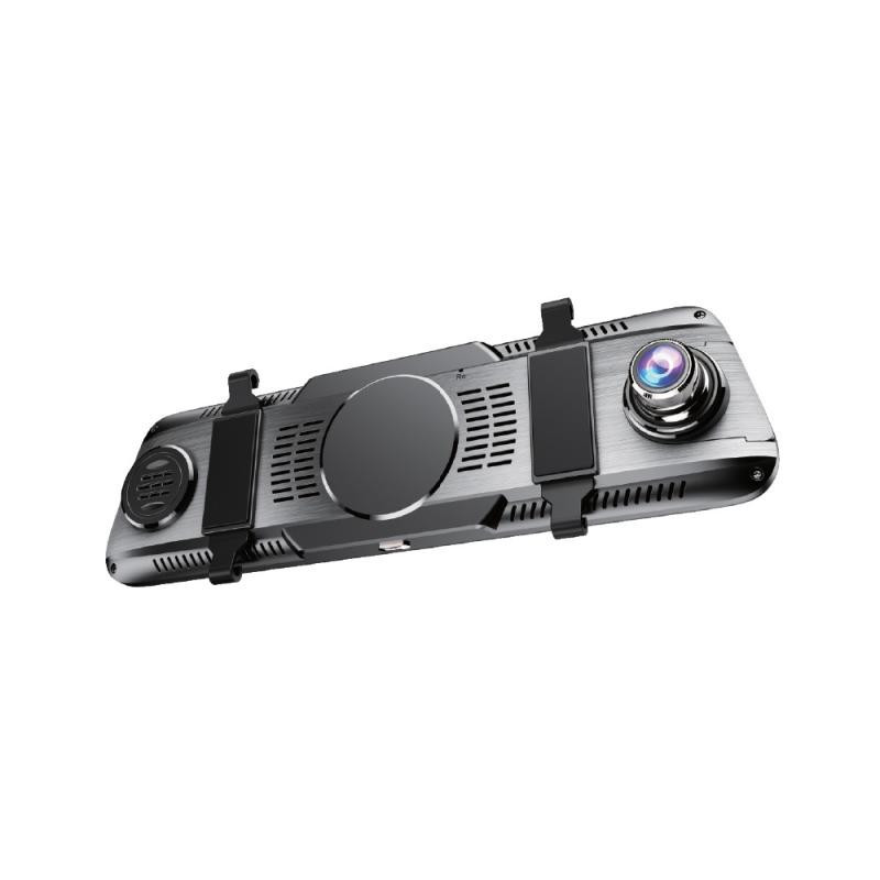 Oglindă auto DVR Lenovo 9.66 inch cu cameră față și spate FHD 1080p
