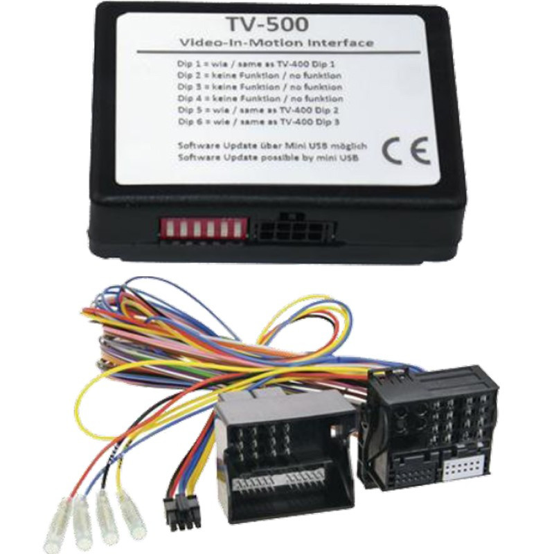 Interfata activare video in miscare BMW NBT pentru TV Free