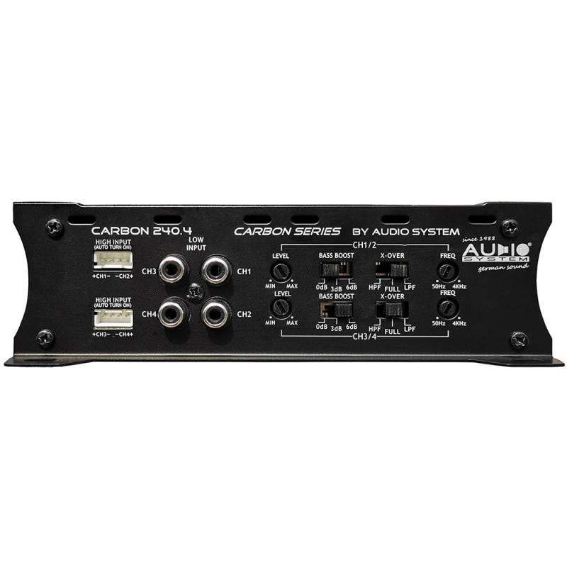 Amplificator auto Audio System CARBON 250.4, 4 canale, clasa AB
