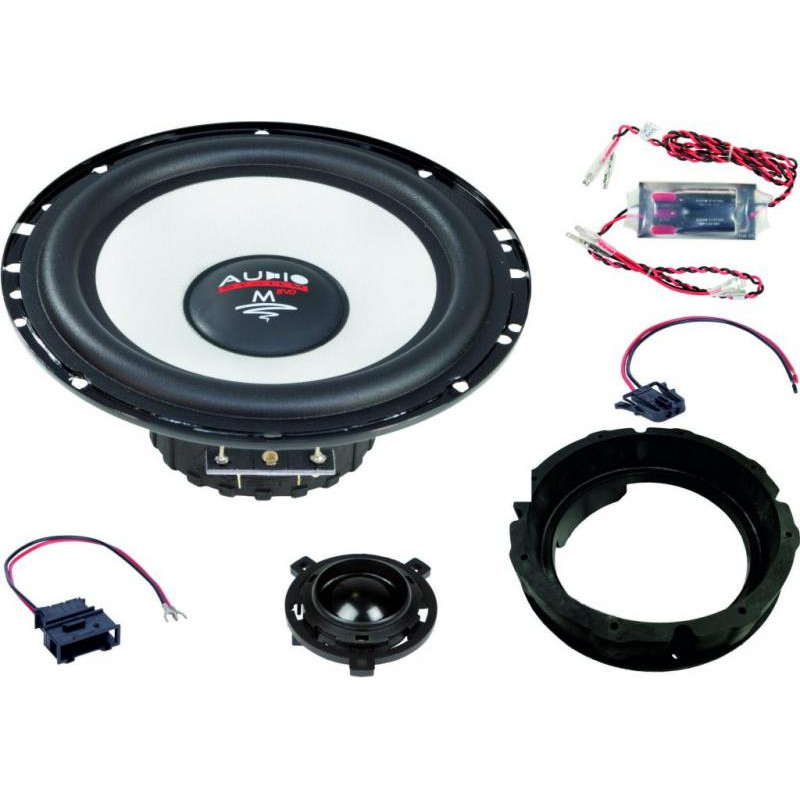 Kit audio dedicat VW Golf 6, Polo, Scirocco 3, 2 cai, 165 mm, 90W